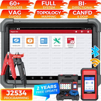 LAUNCH X431 PRO3S V+ 5.0 ELITE PRO5 Car Diagnostic Tool J2534 Programming Coding
