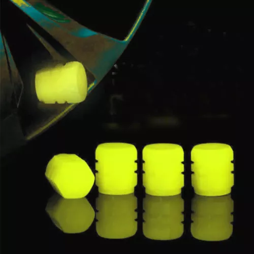 4-8PCS Tyre Valve Caps Luminous Car Vehicle Wheel Dust Caps Glow in the Dark - Picture 16 of 17