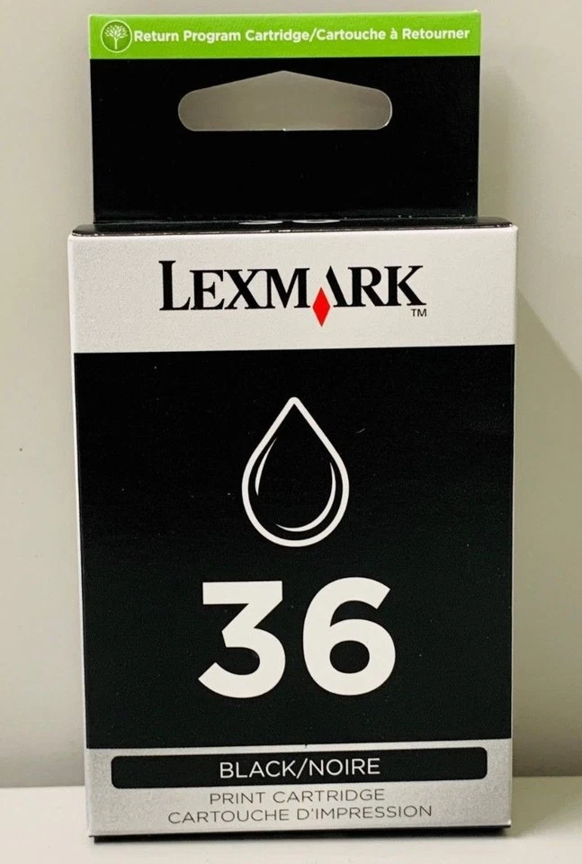 Genuine Black Lexmark 36 Ink Cartridge Box X Series X5650 X6650 Z Series Z2420 - Image 2 of 3