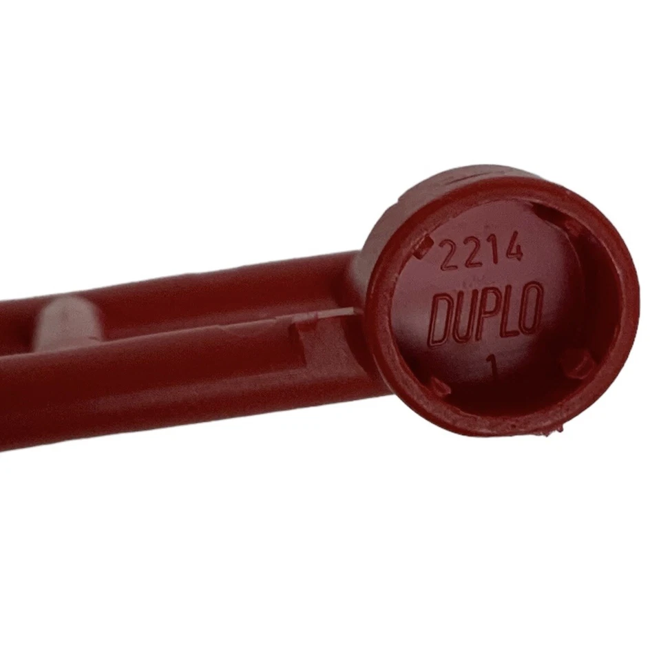 Lego Duplo Cerca Livre Seções 2214 Vermelho Branco Peças de Reposição - Imagem 4 de 4