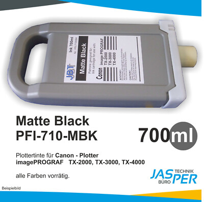 PFI-710 MBK  Matte Black Tinte für Canon imagePROGRAF TX-2000 TX-3000 TX-4000