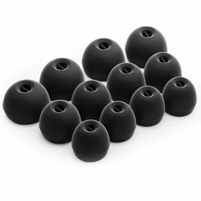 12 x Écouteurs en Silicone Embouts pour Sennheiser CX3 CX5 CX6 CX7 Noir