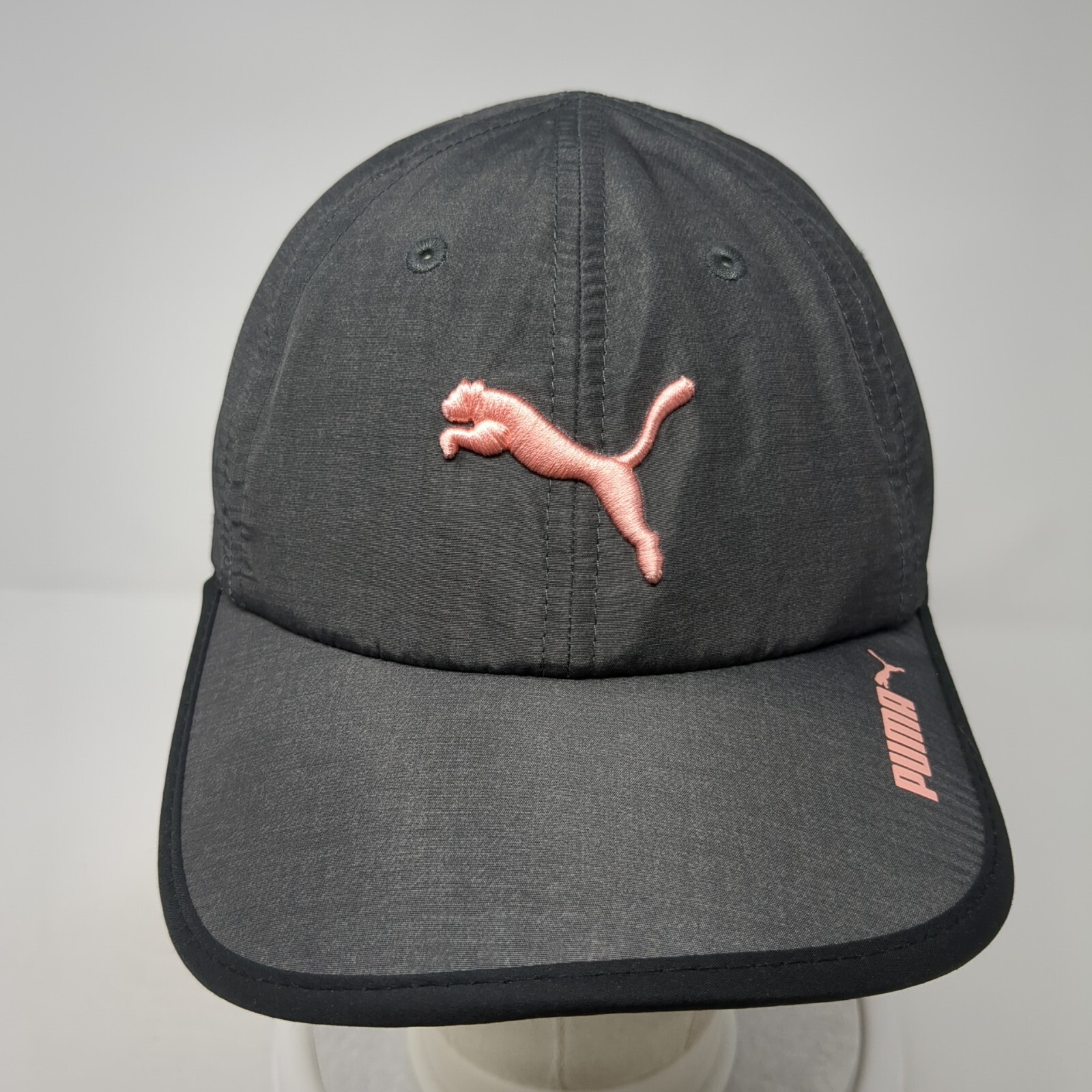 PUMA Strapback Hat Gray One Size Embroidered Logo… - image 2