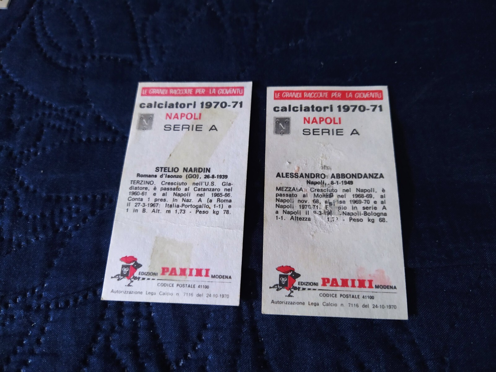 PANINI CALCIATORI 1971-72-FIGURINA - MAGGIONI - ATALANTA -Recuperata