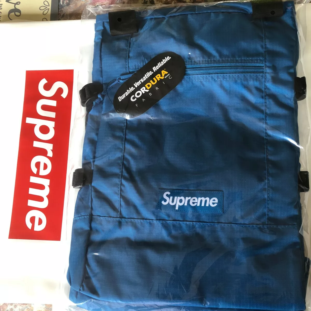 Supreme Cordura Tote Backpack Royal Blue Fast shipping in hand brand new