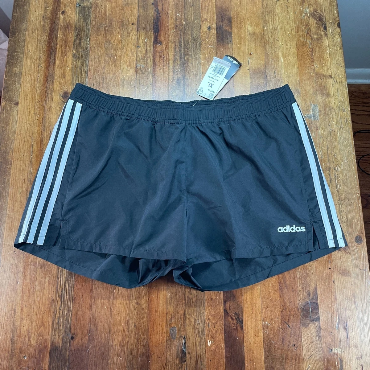 Adidas Shorts Womens XL Black Athletic 3.5 Inseam Athleisure Elastic Waist