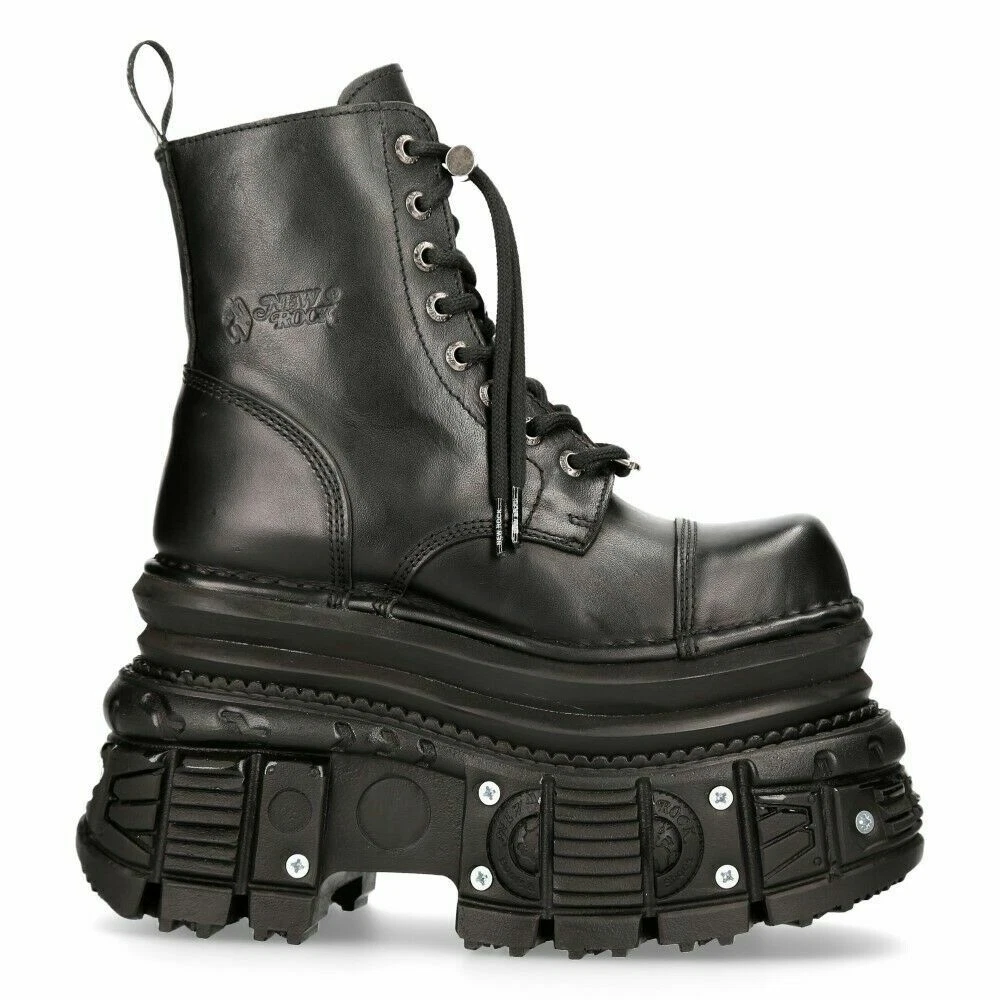 New Rock Black Ankle Boots for Women for sale | eBay