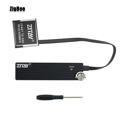 ZITAY CFAST TO SSD Converter Adapter MSATA M2 For BMPCC 4K 6K ZCAM E2 Memory