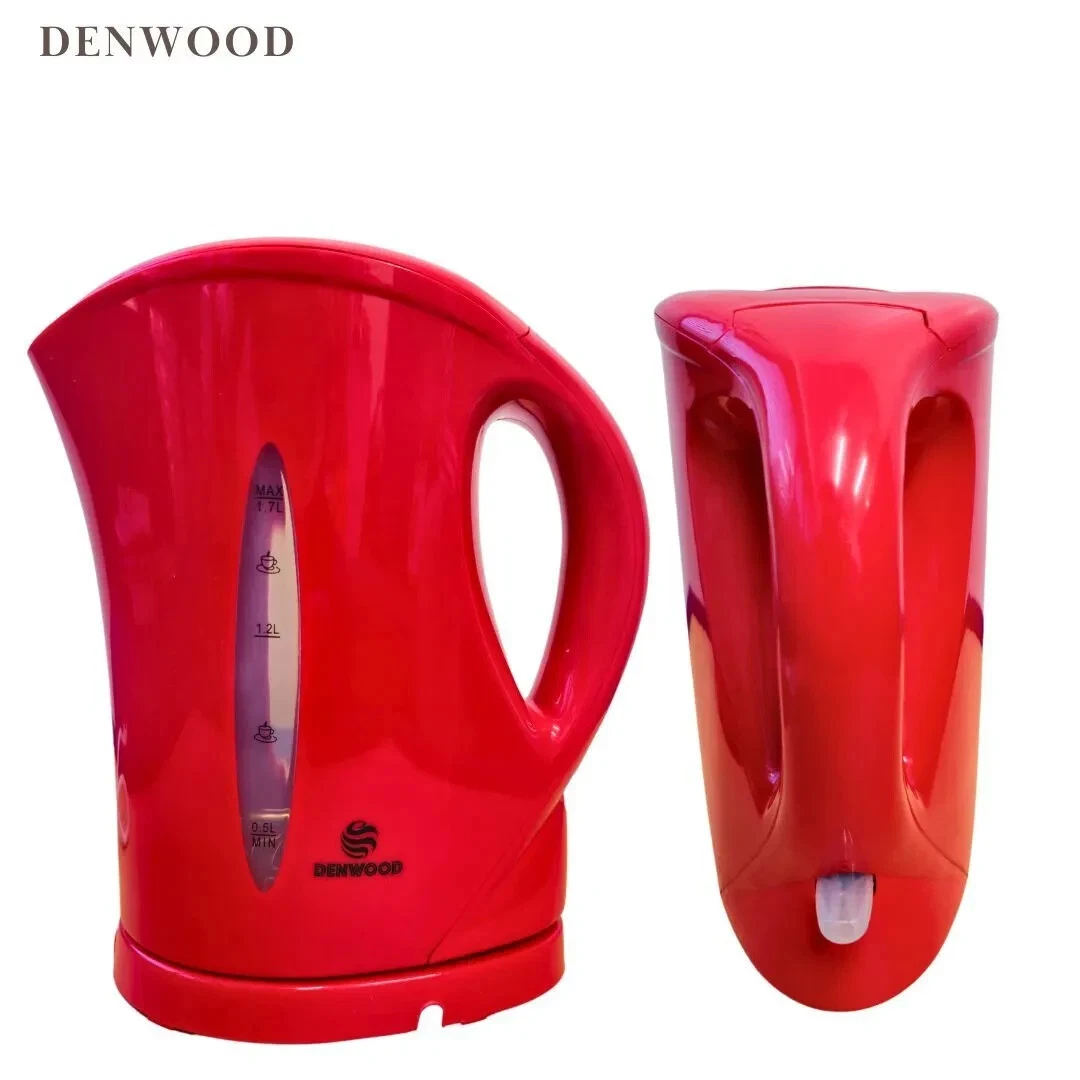 Electric Kettle 1.7L Jug Style Cordless with Auto Shut Off Red