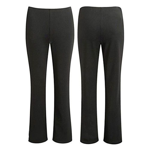 Black Boot Leg Trousers