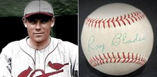 RARE Ray Blades (died 1979) 1922-1956 St Louis Cardinals PSA/DNA Signed Baseball