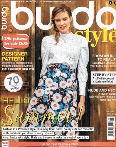 Burda Style Magazine May 5 2020 Fashion Sewing 196 Patterns - 第 2/3 張圖片