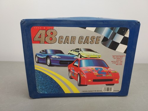 Tara Car Chase 48 Car Carrying Hot Wheels Matchbox Storage Case Gold Bank Truck - Picture 2 of 20