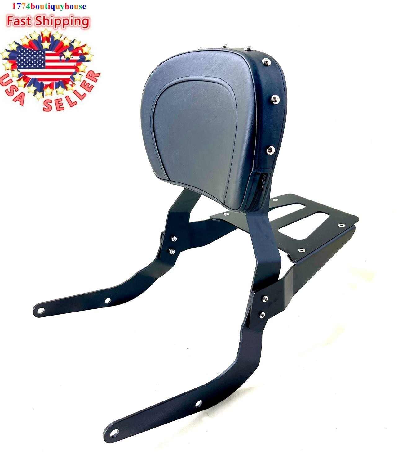 NEUF portebagages noir STUD Sissy Bar Kawasaki Vulcan VN1600 Mean Streak Classic eBay