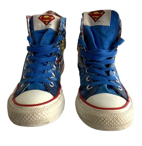 Converse Chuck Taylor All Star Superman Man of Steel 134538C Mens 4 Womens 6 - Picture 2 of 11
