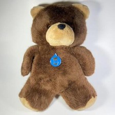 14" 1984 Dakin Brown Teddy Bear Plush - READ DESC.