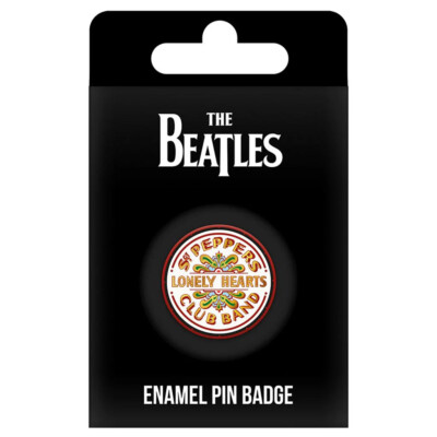 BEATLES METALL PIN # 14 SGT. PEPPERS LONELY HEARTS ANSTECKER BADGE BUTTON 3cm