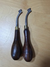 Two Leather Seam Turners, for Wallet And Shoe Making No2 And No3 Dixon & Heath