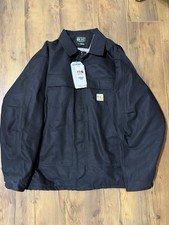 NWT Carhartt FR 2XL Tall Loose Fit Flame-Resistant Duck Traditional Coat Black