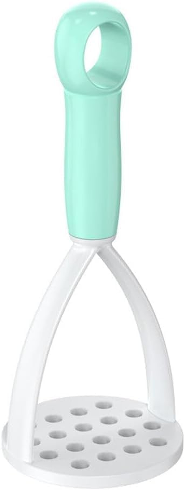 Green Manual Silicone Potato Masher, Mini Potato Masher Fruit and Vegetable Tool