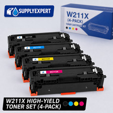 4PK Compatible 206X Toner Set No Chip for HP M255dw M283fdw M283cdw