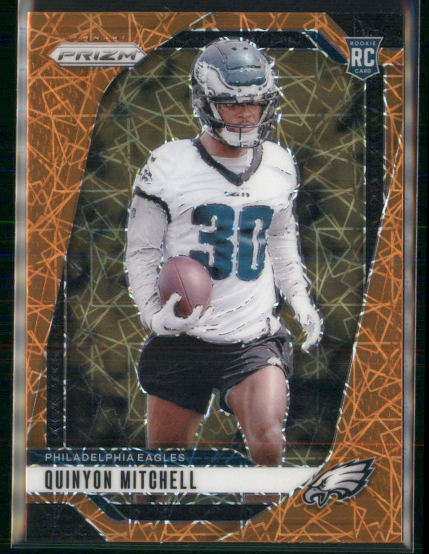 2024 Panini Prizm - Rookies Quinyon Mitchell #381 Lazer Prizm (RC)