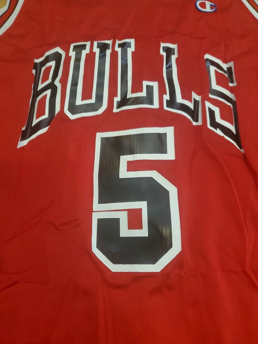 Vintage 80s 90s Chicago Bulls John Paxson #5 NBA Basketball