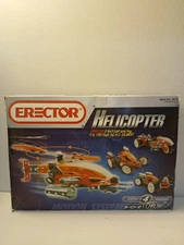 ERECTOR 4570 Helicopter 4 Detailed Models Motion System 182 Piece MECCANO 2003