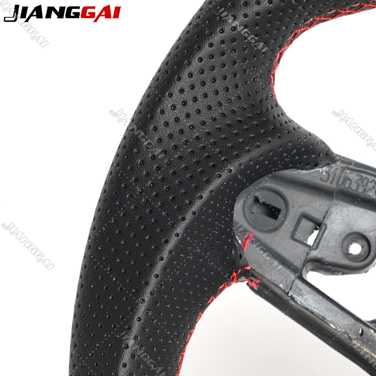 Real Carbon Fiber Perforated Leather Steering Wheel Fit Audi R8 TTRS TT 16-23
