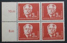 DDR , Wilhelm Pieck  die seltene Farbe Nr. 254 cb im VBL ** Luxus