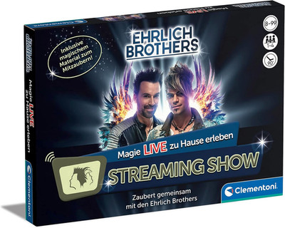 Clementoni Ehrlich Brothers Streaming Show Live-Zaubershow für Zauberer