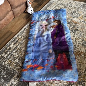 Disney Frozen II  Elsa & Anna Sleeping  Bag w/ Olaf