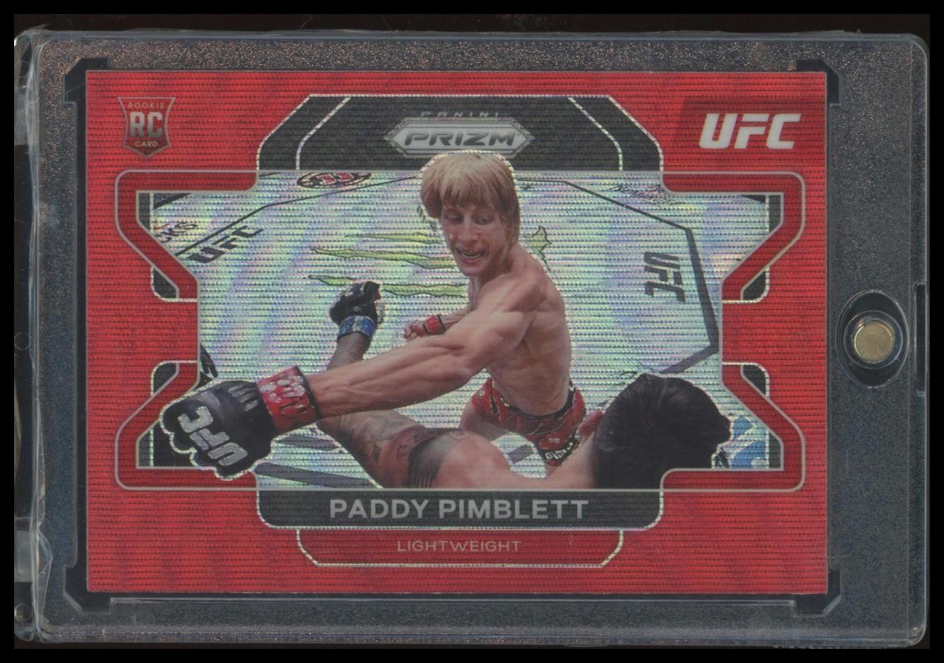 2022 Panini Prizm UFC #88 Paddy Pimblett Ruby Wave