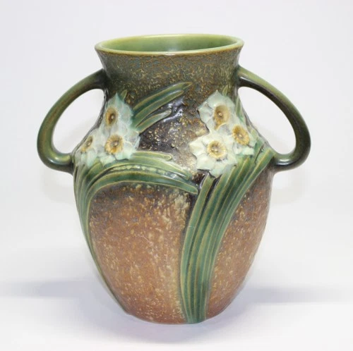 ROSEVILLE JONQUIL SHAPE 529-8 VASE - EXCELLENT!