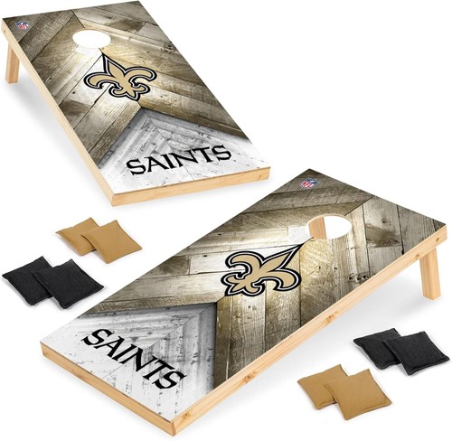 Regulation Solid Wood Cornhole Boards 2'x4' Set | Premium Grade With 8 Bags & Carrying Case