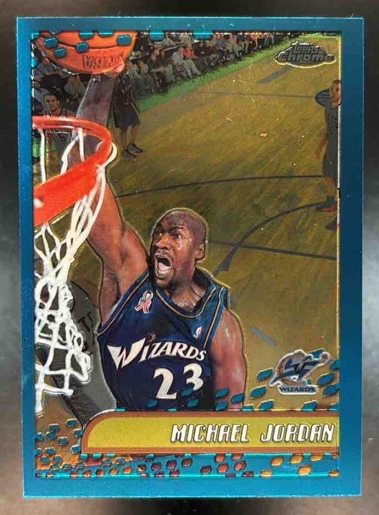 2001-02 Topps Chrome Michael Jordan #95 Washington Wizards