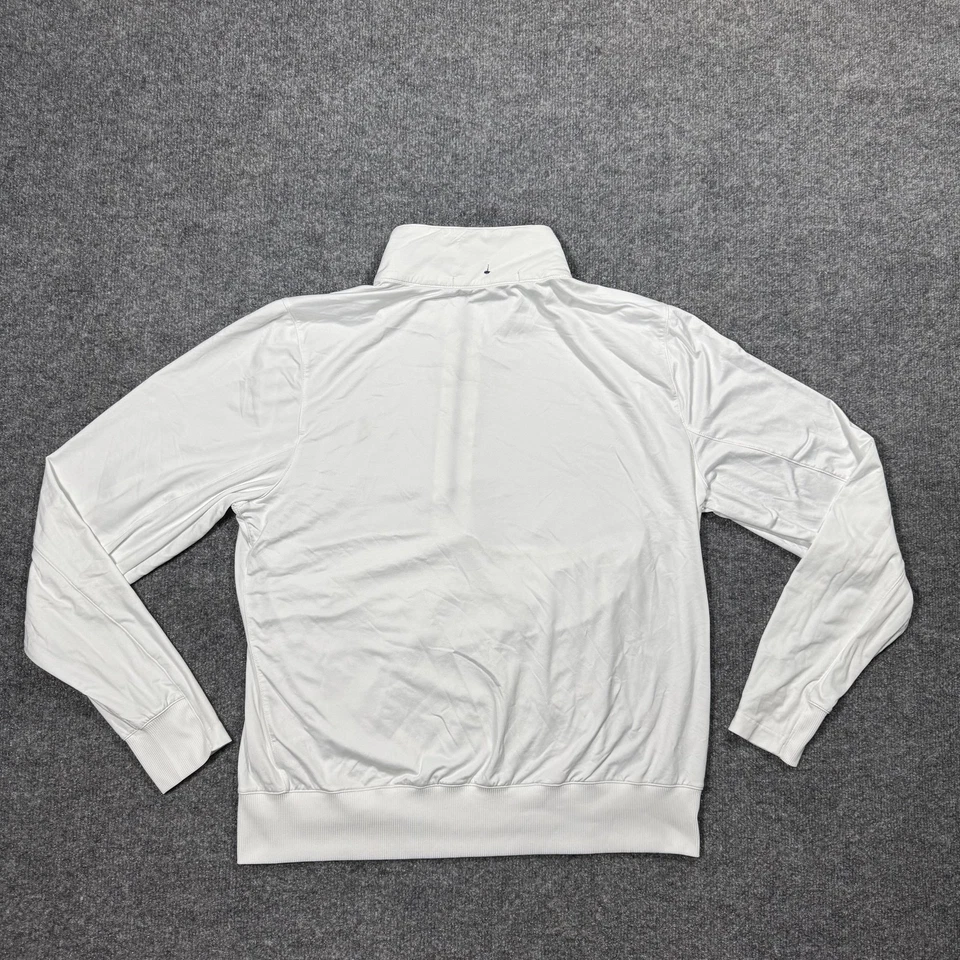 B Draddy Mens Pullover Medium White Streamsong Golf Quarter Zip Performance - Image 4 of 4
