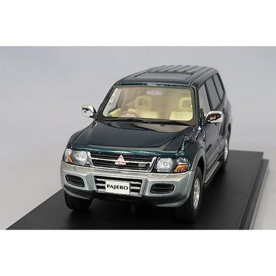 Hi-Story Mitsubishi Pajero Long Super Exceed 1999 Green Silver 1/43