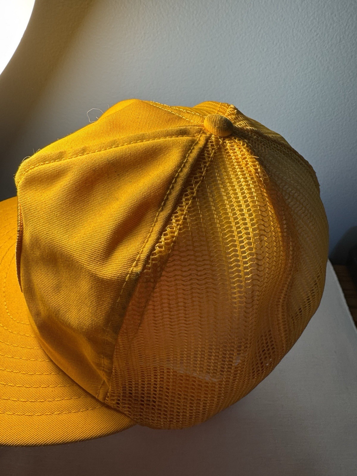 John Deere Patch  Snap/Meshback Hat Cap Yellow Lo… - image 3