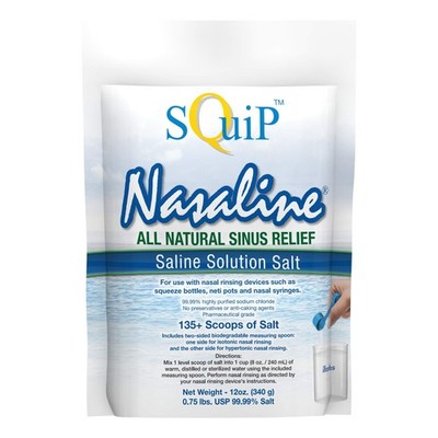 Squip Nasaline Salt Pouch, Original, 12 Oz 12 Ounce (Pack of 1)