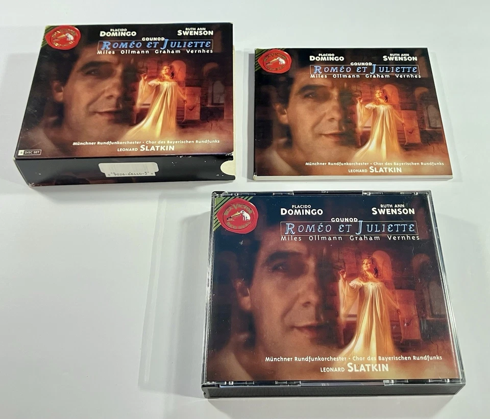 GOUNOD Romeo et Juliette [1995] (2 CDs RCA) SLATKIN • DOMINGO • SWENSON • GRAHAM Foto 4 de 4