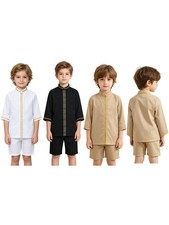 Boys Outfit Kids Ethnic Style Praise Two Piece Party Swimwear Children Show