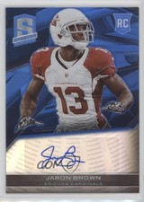 2013 Panini Spectra Rookie Auto Blue /99 Jaron Brown #144 Auto 1n0