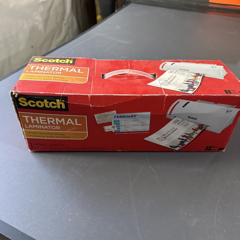 Pre-owned Scotch Thermal Laminator TL902 Laminates Up To 9" Wide 2 Heat Settings