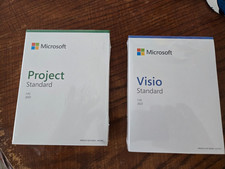 MS Visio Standard 2021 and MS Project 2021 NEW UNOPENED BOX  GENUINE!
