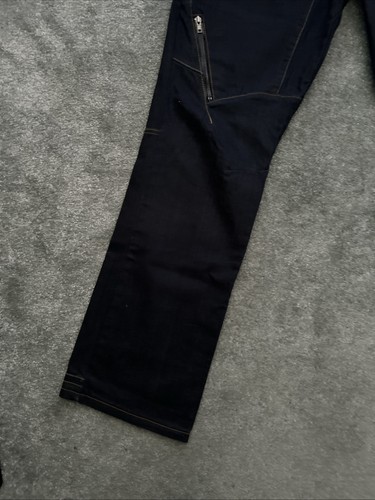 Bench Industrial Reg W36” L34” dunkelblau Work Wear Jeans mit Logos NEU - Bild 2 von 20
