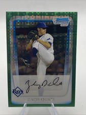 2011 Bowman Chrome Draft Picks & Prospects Green Xfractor #BCP143 Zach Quate
