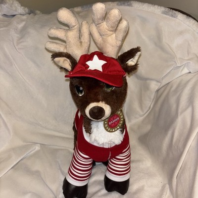 Build-A-Bear Workshop  Dasher  The Reindeer With Hat, Name Tag And Sweater