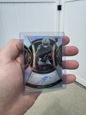 2025 Panini Select - Rookie Signatures Ashton Jeanty #RSI-AJY Silver Prizm RC