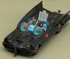 Vintage Corgi 267 Batmobile w/Batman Figure & Tow Hook 1966 Toy Diecast